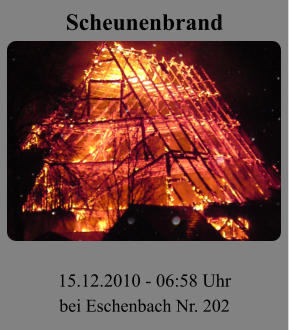 Scheunenbrand 15.12.2010 - 06:58 Uhr bei Eschenbach Nr. 202