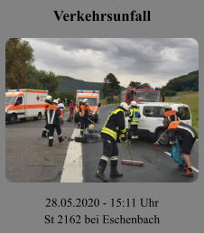 Verkehrsunfall 28.05.2020 - 15:11 Uhr St 2162 bei Eschenbach